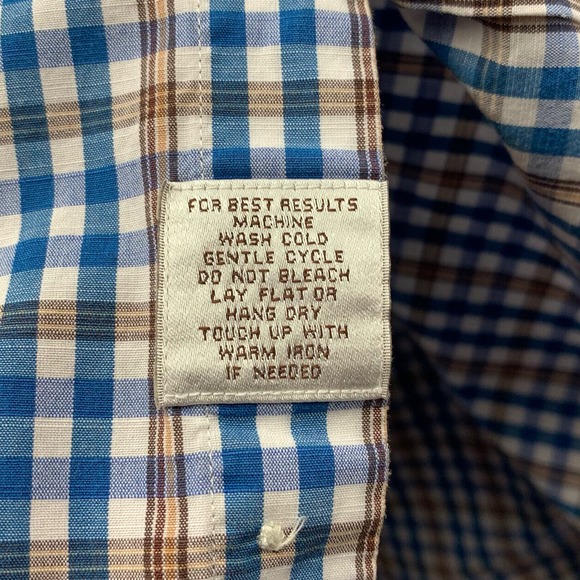 Peter Millar Button Up Shirt Mens Large L Check Plaid Golf Preppy School Comfort - Picture 11 of 13